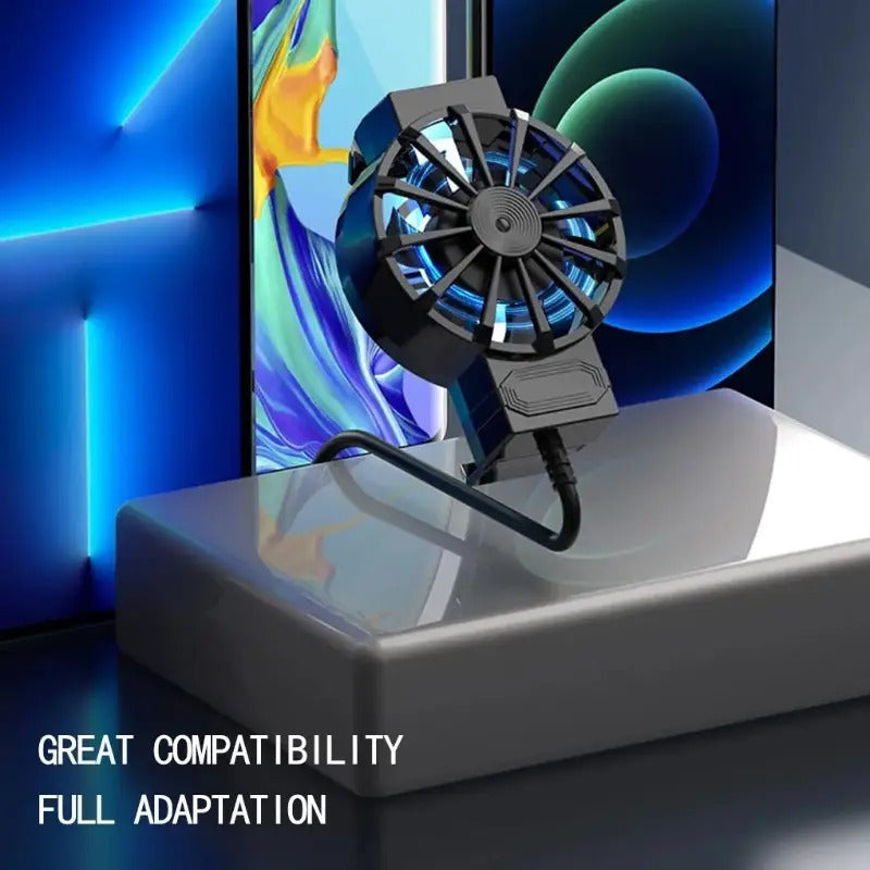 Mobile Cooler -  Cooling Fan – Gaming Cooler with Silent High-Speed Turbo Fan